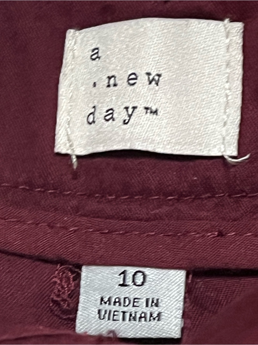 NWT! A New Day Women's High-Rise Pleat Front Chino Pants Size 10 - Picture 9 of 9